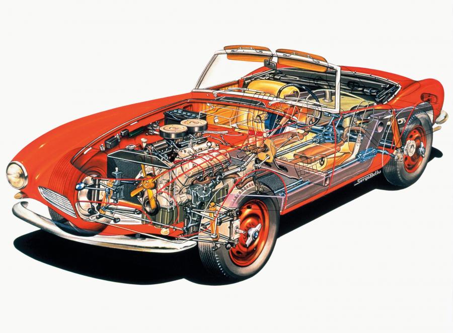  BMW 507 (Series I) 1956 года  (фото 14 из 52)
